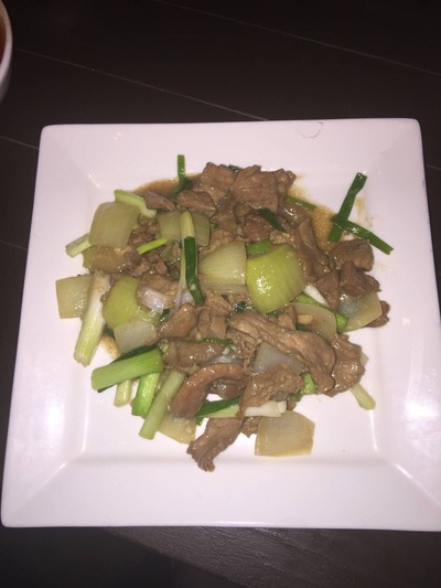 เก้งผัดน้ำมันหอย