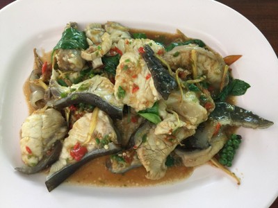 ปลาคังผัดฉ่า