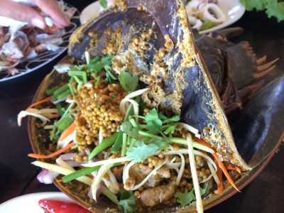 ยำไข่แมงดา