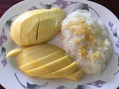 ข้าวเหนียวมะม่วงอกร่อง