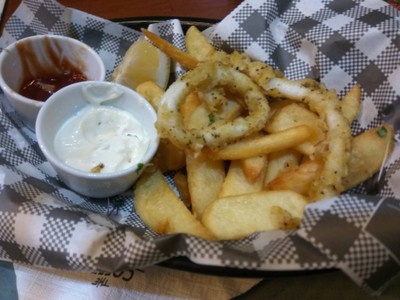 Lemon Pepper Calamari & Chips