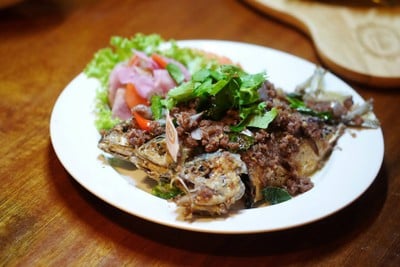 เมนูของร้าน ร้านอาหารคุ้นลิ้น