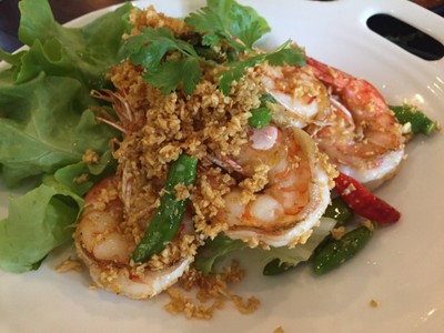 เมนูของร้าน Shrimp issue