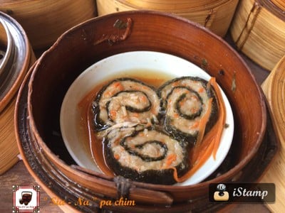 เมนูของร้าน บ้านเจ้าฟ้า ติ่มซำนึ่งสด ถนนเจ้าฟ้า