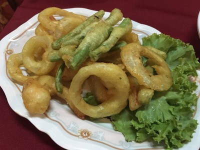 กุ้งชุบแป้งทอด