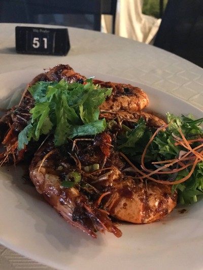prawn with chilli and garlic