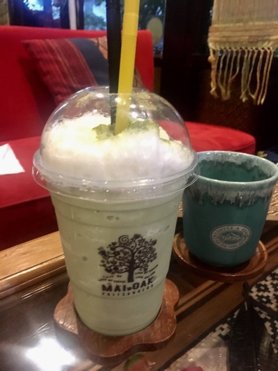 ชาเขียวปั่นเข้มข้น