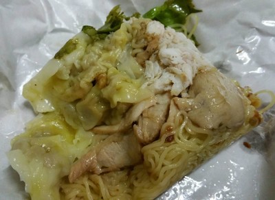 บะหมี่เกี๊ยว + ปู + หมูแดง