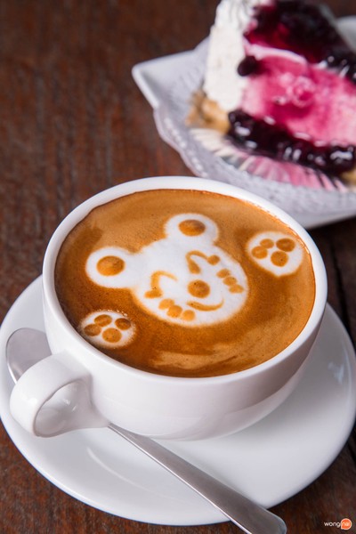 ลาเต้ร้อน