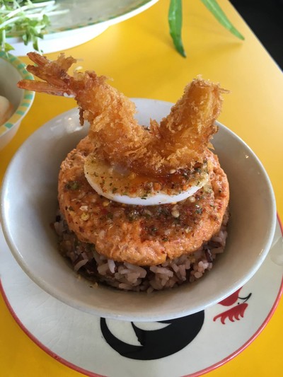 ข้าวหน้ามันกุ้งเสวย