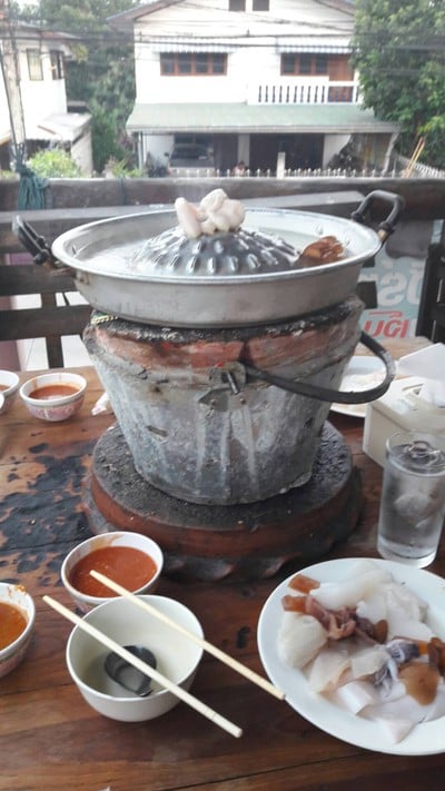 เตาถ่านหมูกระทะ