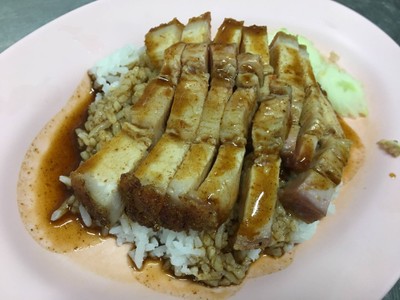 ข้าวหมูกรอบ