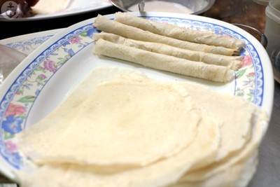 ปอเปี๊ยะเผือกกุ้ง