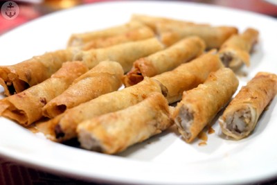 ปอเปี๊ยะเผือกกุ้ง