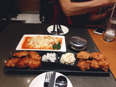 เมนูของร้าน Bonchon Korean Fried Chicken (บอนชอนไก่ทอดเกาหลี) สยามเซ็นเตอร์