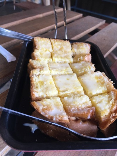 ปังปิ้งเนยนม