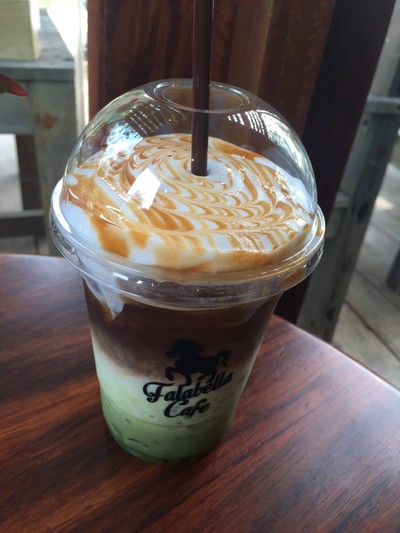 คาราเมลมัทฉะลาเต้