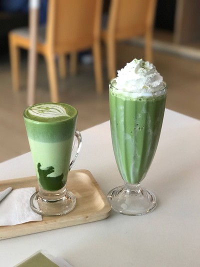 Hot Matcha Cappuccino