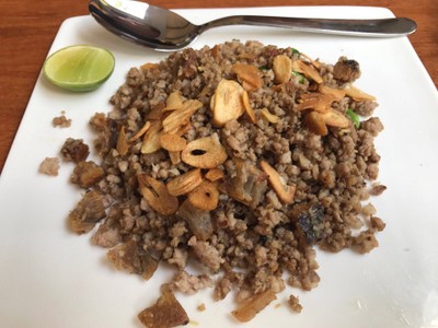 หมูสับปลาเค็ม