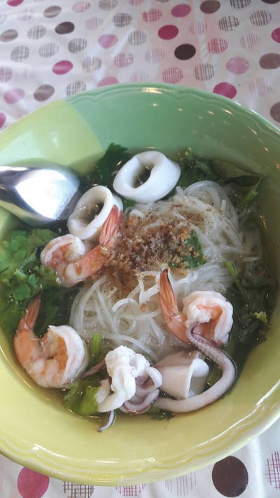 ก๋วยเตี๋ยวทะเล พริกสด