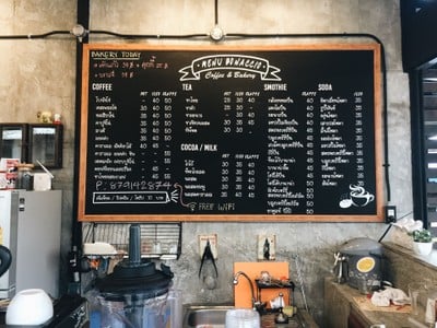 เมนู Bonaccio Coffee