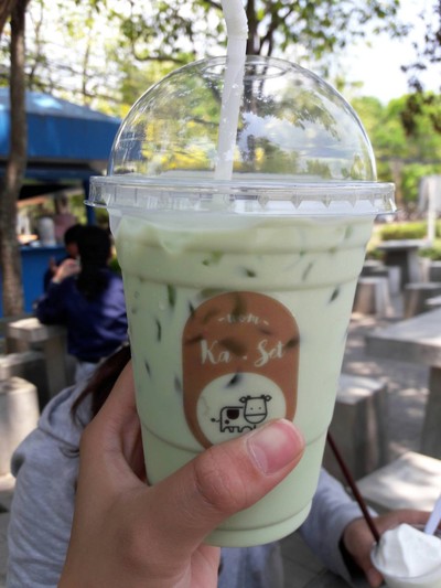 นมชาเขียว