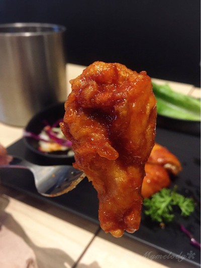 ไก่ทอดซอสเผ็ด