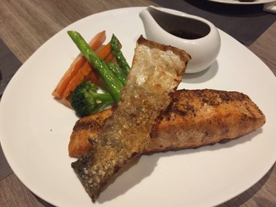 Steak Salmon Teriyaki