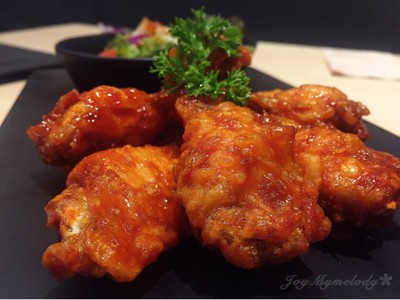 ไก่ทอดซอสเผ็ด