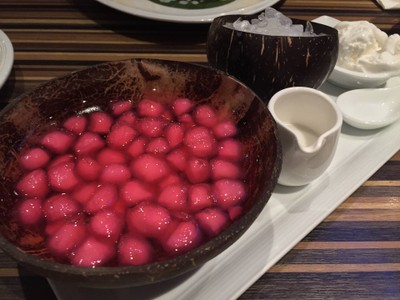 ทับทิมกรอบไอศกรีมกะทิ