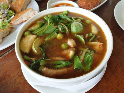 แกงป่าหมูแดดเดียว