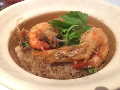 กุ้งอบวุ้นเส้น