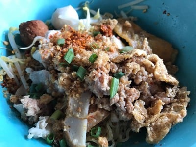 บะหมี่แห้งต้มยำ