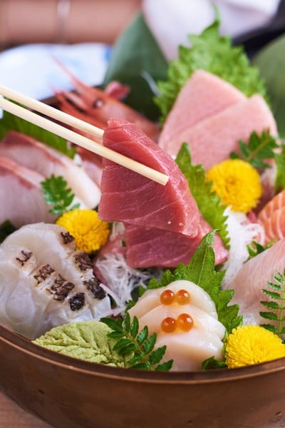 เมนูของร้าน Honmono Sushi สยามพารากอน