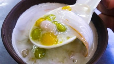เมนูของร้าน ชายเล็ก บัวลอยมะพร้าวอ่อน หน้าวิลล่า