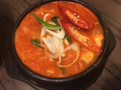 ซุปเต้าหู้เกาหลี+ไข่