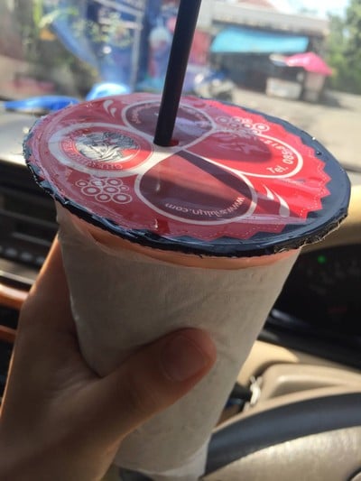 เมนูของร้าน Chewing Tea ชานมไข่มุก