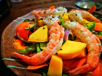 Ebi Salad , Avocado, Salad