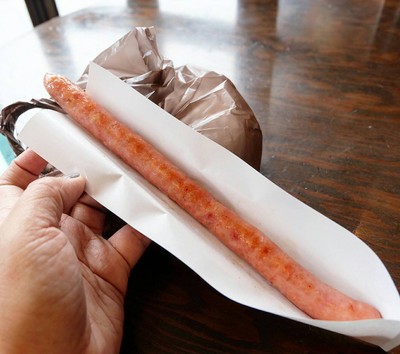 ไส้กรอกหมูดำย่าง