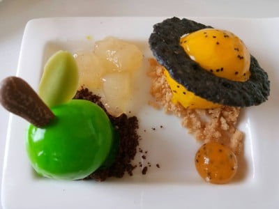 ขนมหวานในhight tea set