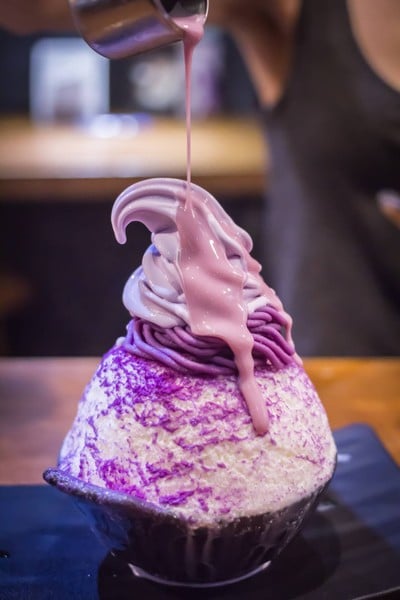เมนูของร้าน Sofuto Cream หลัง มช.