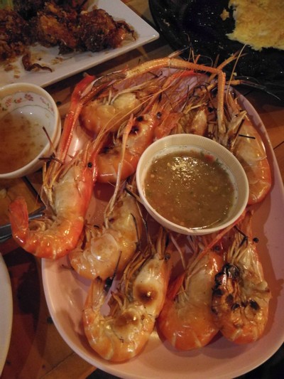 กุ้งใหญ่เผา