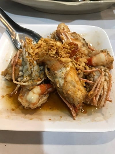 กุ้งทอดกระเทียม