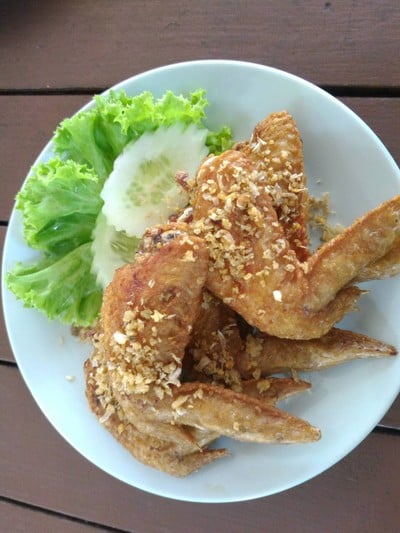 ปีกไก่ทอดเกลือ
