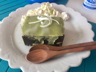 บราวนี่ชาเขียว