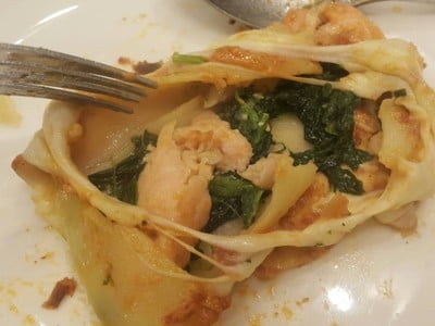 Salmon spanich cannelloni