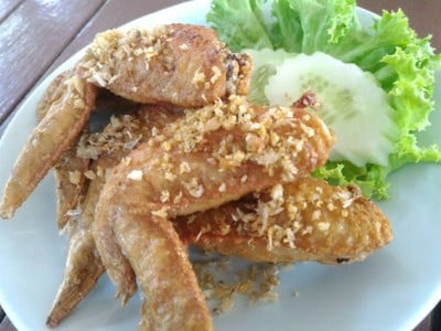 ปีกไก่ทอดเกลือ