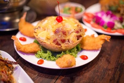 เมนูของร้าน โรงเหล้าแสงจันทร์ราชพฤกษ์