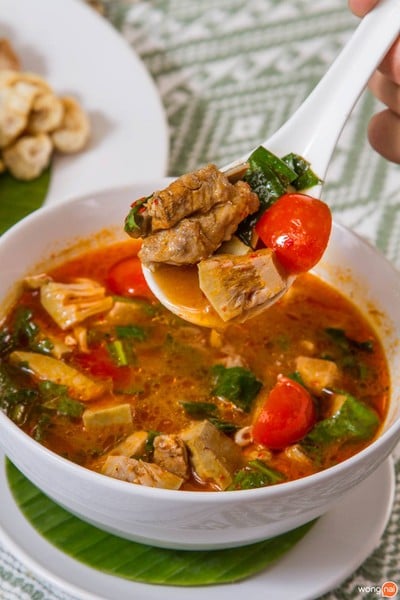 เมนูของร้าน Chompor lanna Boutique Resort