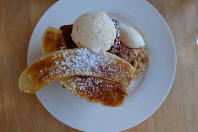 Banana Caramelized toast